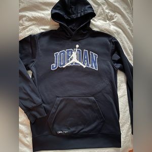 Air Jordan hoodie. Navy blue. Boys XL